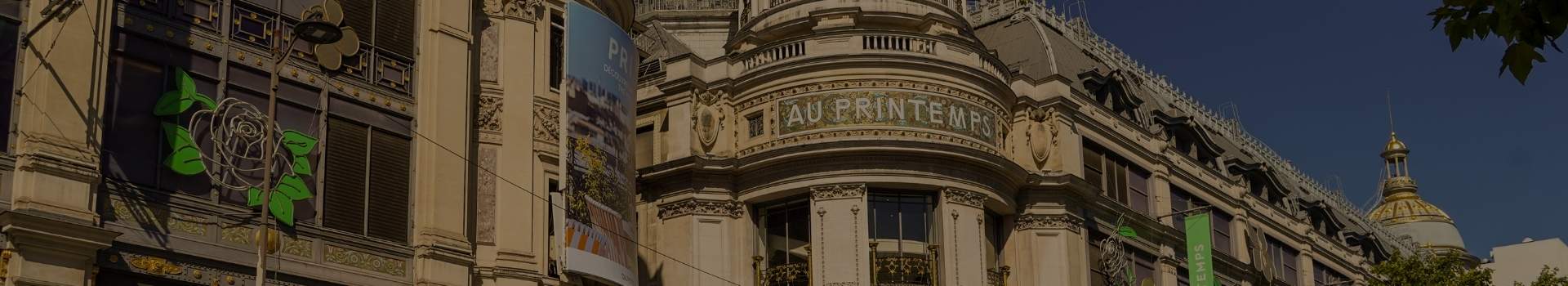 Immeubles haussmanniens du grand magasin Printemps 